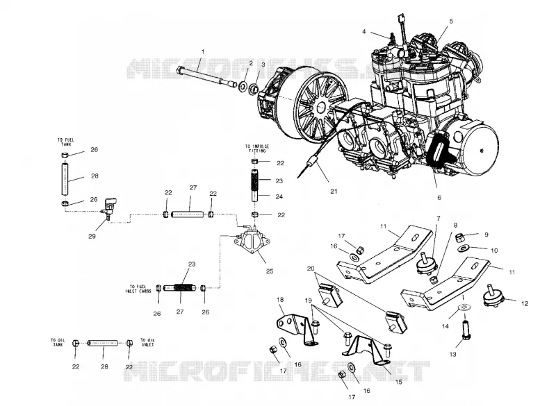 SUPPORT MOTEUR