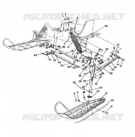 SUSPENSION AVANT AND SKI 650 (4921312131013A)