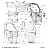 PORTES, WNDW, PREM, FRONT FULL POWER