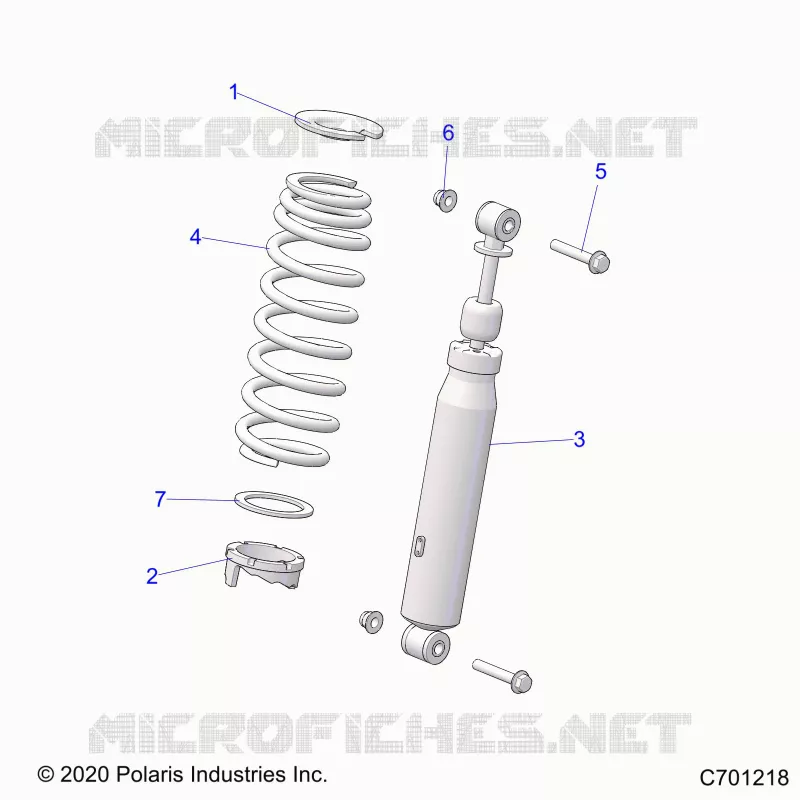 SUSPENSION, AMORTISSEUR AVANT MOUNTING