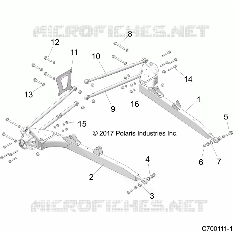 SUSPENSION ARRIERE CONTROL ARMS