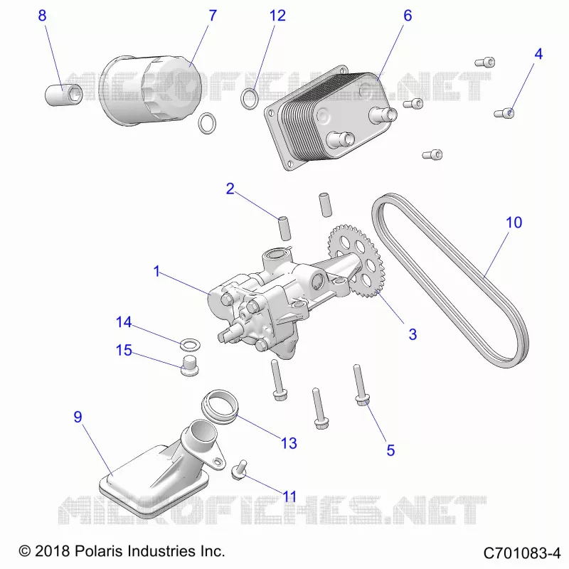 POMPE A HUILE AND OIL COOLER