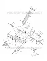 BRAS OSCILLANT WELD. / AMORTISSEUR ARRIERE ASSEMBLY 250 2X4 / W927527 (4922862286021A)