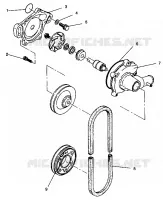 POMPE A EAU 600 XCR 0941667 (4927092709035A)