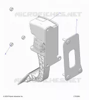 ENGINE, PEDALE D'ACCELERATEUR