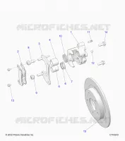 BRAKES, ETRIER DE FREIN ARRIERE