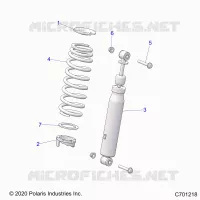 SUSPENSION, AMORTISSEUR AVANT MOUNTING