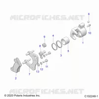 BRAKES, BRAKE ETRIER DE FREIN AVANT