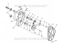 CARTER DE CHAINEE ASSEMBLY XLT/0930767,XLT SP/0930667    XLT SKS/0930567 (4923012301017A)