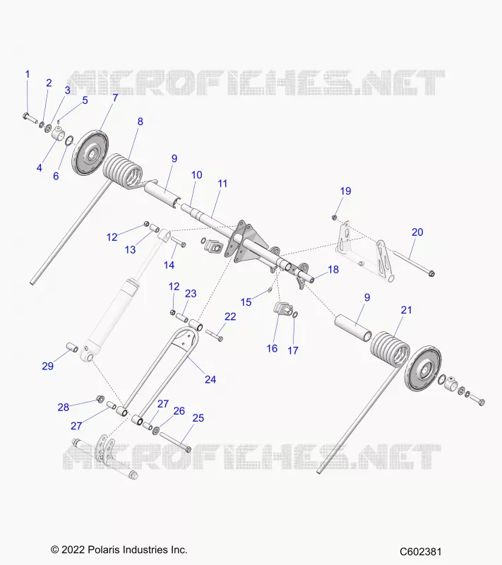SUSPENSION, BRAS DE SUSPENSION ARRIERE