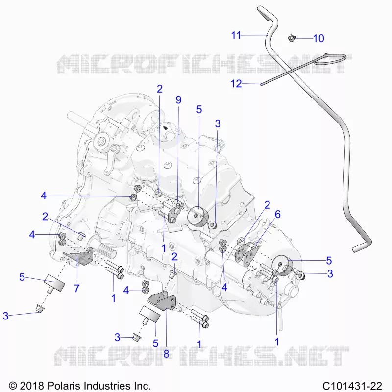 ENGINE, MOUNTING AND TRANSMISSION MOUNTING