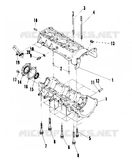 CARTERS MOTEUR (600 AND 600 SE) (4909500950029A)