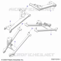 SUSPENSION ARRIERE CONTROL ARMS