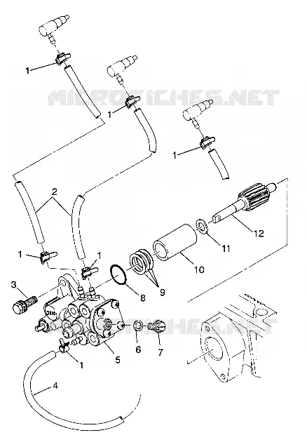 POMPE A HUILE SL 750 / B934070 (4924752475025A)