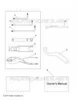 REFERENCES, TOOL KIT AND MANUEL DU PROPRIETAIRES