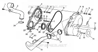 COUVERCLE D'EMBRAYAGE Magnum 4X4 W968144 and Swedish Magnum 4X4 S968144 (4936053605C002)