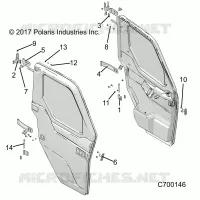 PORTES, FRONT, FULL, MOUNTING