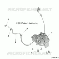 DRIVE TRAIN, FRONT SUPPORT PONT