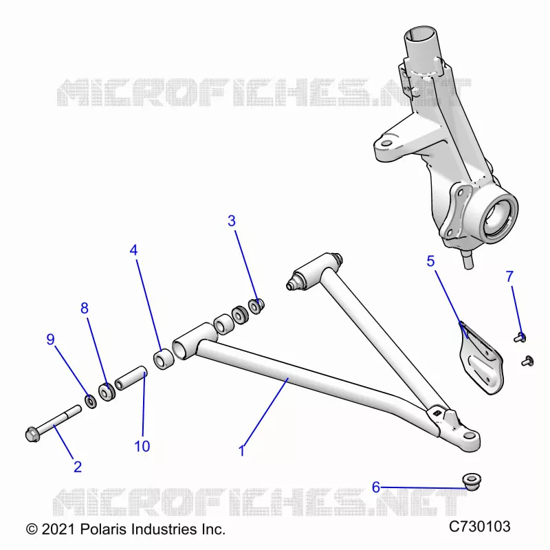 SUSPENSION, A-ARM AND SUPPORT MOUNTING
