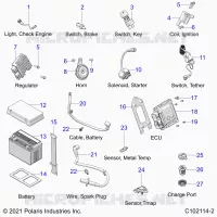 ELECTRICITE, COMPONENTS