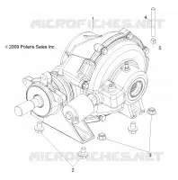 SYSTÈME DE TRANSMISSION, REAR SUPPORT PONT