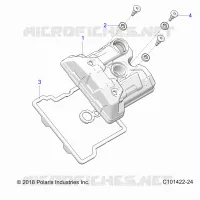 ENGINE, COUVERCLE SOUPAPE