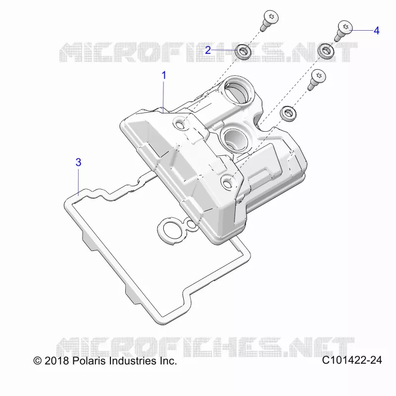 ENGINE, COUVERCLE SOUPAPE