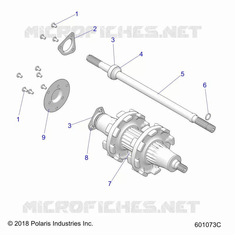 DRIVE TRAIN, JACKSHAFT AND ARBRE DE TRANSMISSION