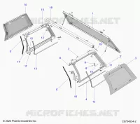 CARROSSERIE ARRIERE WINDOW AND REAR CAB MOUNTING