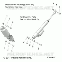 SUSPENSION, REAR SHOCKS MNTG.