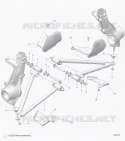 SUSPENSION, A-ARM AND SUPPORT MOUNTING