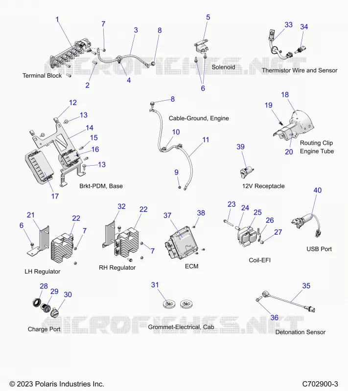 ELECTRICITE, COMPONENTS