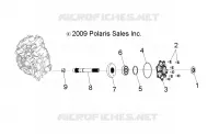 SYSTÈME DE TRANSMISSION, PONT PRINCIPAL OUTPUT SHAFT