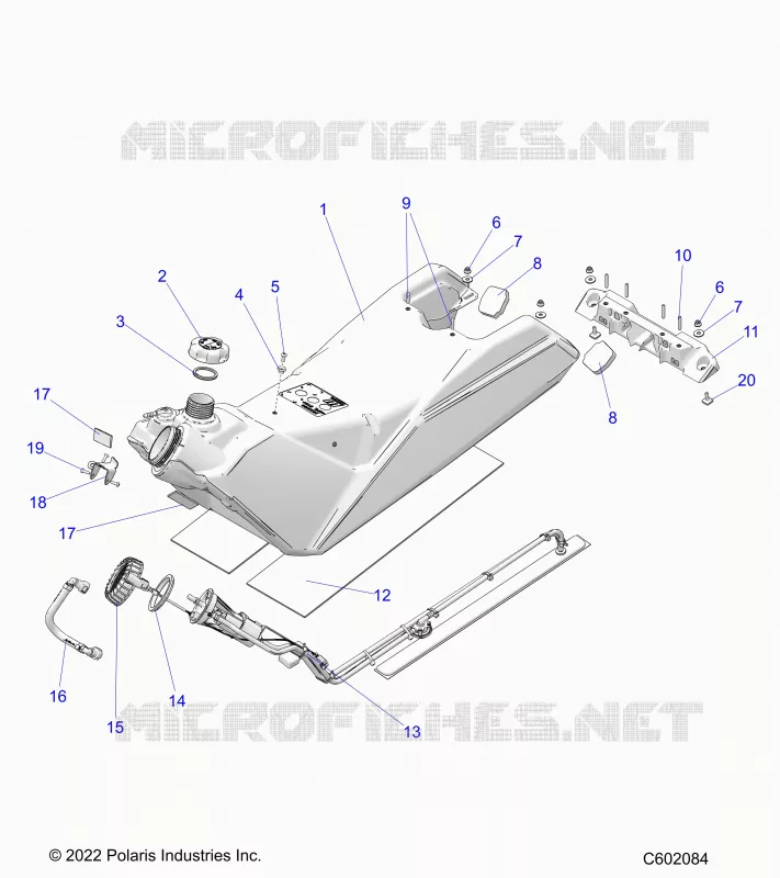 SYSTÃˆME D'ALIMENTATION, FUEL TANK ASM.