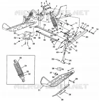 SUSPENSION AVANT AND SKI CLASSIC 0983865 (4943624362A013)