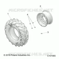 ROUES, FRONT TIRE