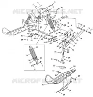 SUSPENSION AVANT AND SKI RXL 0976768 (4938523852B001)