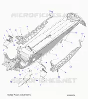CHASSIS, PROTECTION D'EMBRAYAGE, FOOTRESTS, AND RUNNINGBOARDS