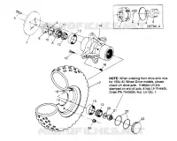 ROUE AVANT Sportsman 4x4 W948040 (4926842684B005)