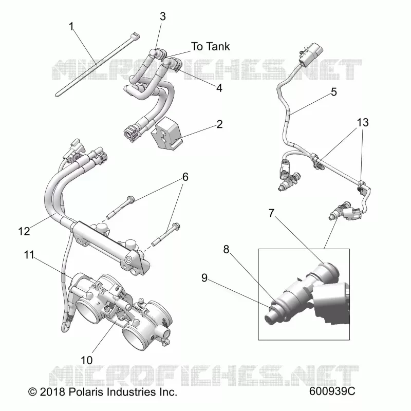 SYSTÃˆME D'ALIMENTATION, RAIL, LINES AND THROTTLE BODY
