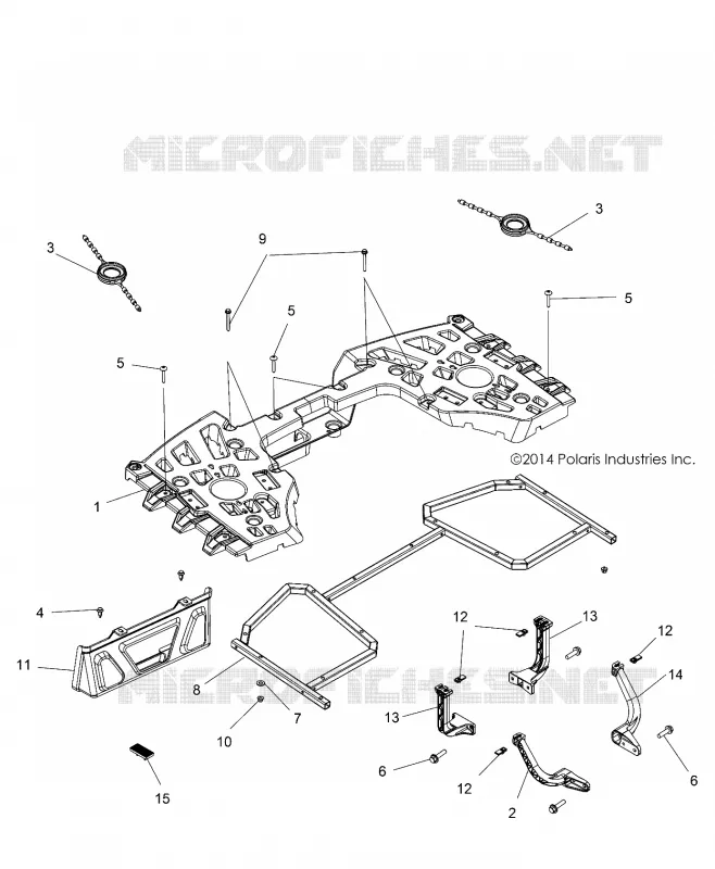CARROSSERIE ARRIERE RACK ASM.