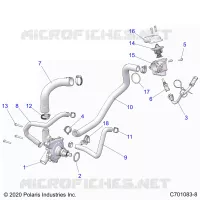 MOTEUR, WATERPUMP AND BYPASS