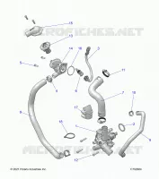MOTEUR, WATERPUMP AND BYPASS
