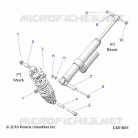 SUSPENSION, SUPPORT AMORTISSEUR , REAR SUSP.