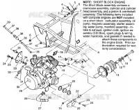 SUPPORT MOTEUR Sportsman 4x4 W968040 (4935943594A010)