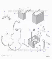 ELECTRICITE, BATTERY/BOX AND CABLES