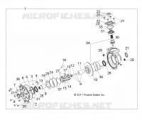 SYSTÃˆME DE TRANSMISSION, FRONT GEARCASE INTERNALS