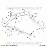 SUSPENSION ARRIERE TRAILING ARMS MOUNTING