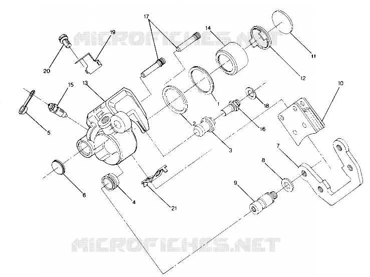 FRONT FREIN CALIPER ASSEMBLY (4913521352036A)