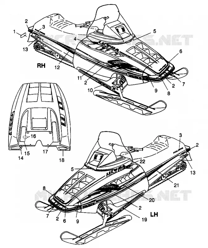 EMBLEMES ULTRA 0976778 and EUROPEAN ULTRA E976778 (4938053805A010)